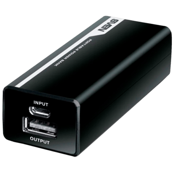 Power Bank Sven MP-2214 2200 мАч/ Черный photo 1 Power Bank Sven MP-2214 2200 мАч/ Черный photo 1