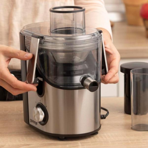 Storcator de fructe Gorenje JC400BE Centrifugă / 400 W / Black Inox photo 7