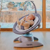 Leagăn pentru bebeluși Lionelo Mell (LN.117498) / Gray photo 8