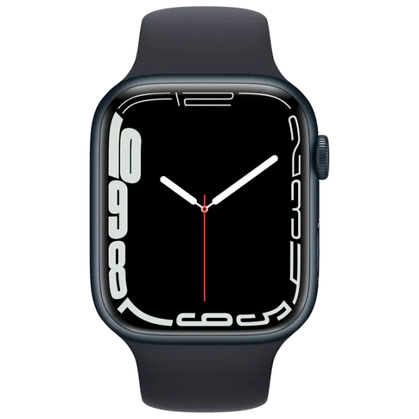 Умные часы Apple Watch Series 7 + Cellular MKJP3WB/A/ Midnight Черный/ Midnight Sport photo 2 Умные часы Apple Watch Series 7 + Cellular MKJP3WB/A/ Midnight Черный/ Midnight Sport photo 2