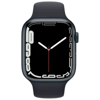 Ceas inteligent Apple Watch Series 7 + Cellular MKJP3WB/A/ Midnight Black/ Midnight Sport photo 2