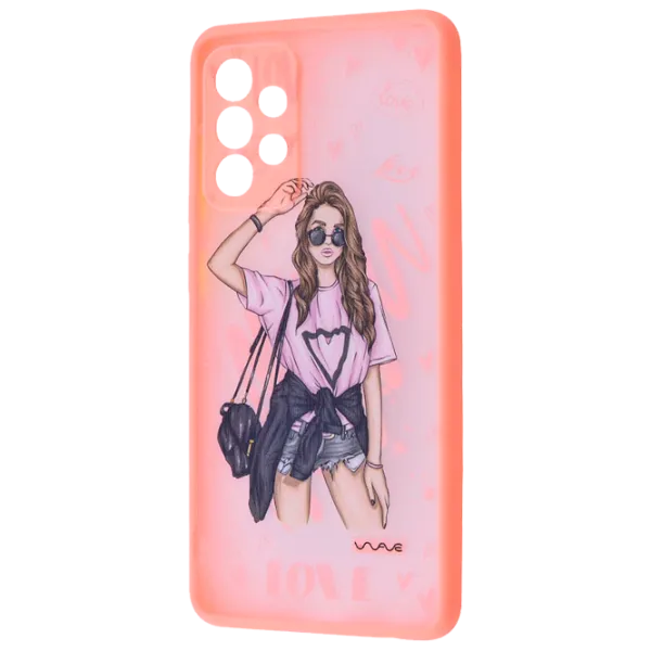Husă pentru smartphone Samsung Galaxy A32 WAVE / Back / PC / Multicolor photo 1