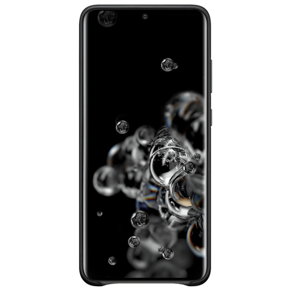 Чехол для смартфона Samsung Galaxy S20 Ultra Samsung / Back / Кожа / Черный photo 2