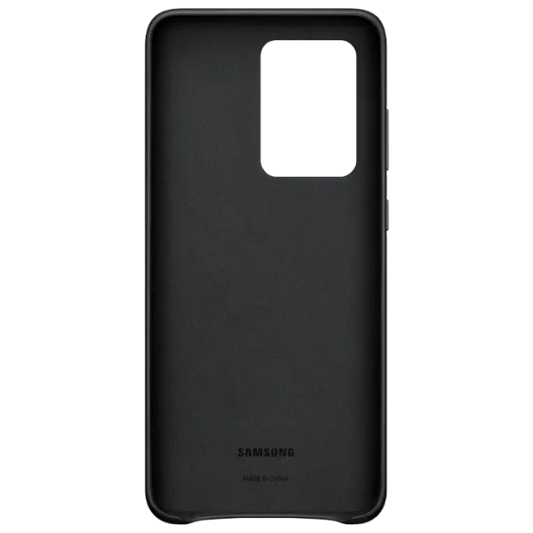 Чехол для смартфона Samsung Galaxy S20 Ultra Samsung / Back / Кожа / Черный photo 3