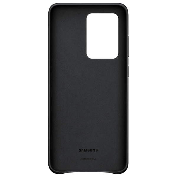 Чехол для смартфона Samsung Galaxy S20 Ultra Samsung / Back / Кожа / Черный photo 3