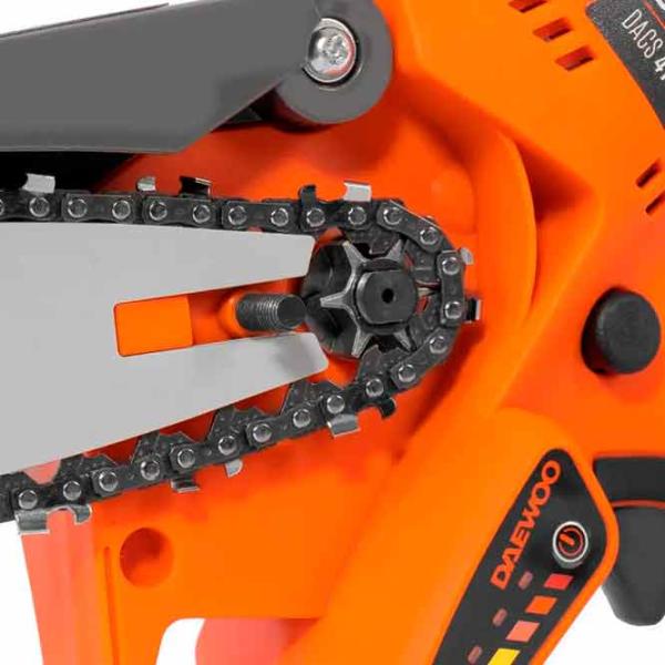 Fierăstrău cu lanţ Daewoo DACS 416Li SET Cu acumulator/ Orange photo 7