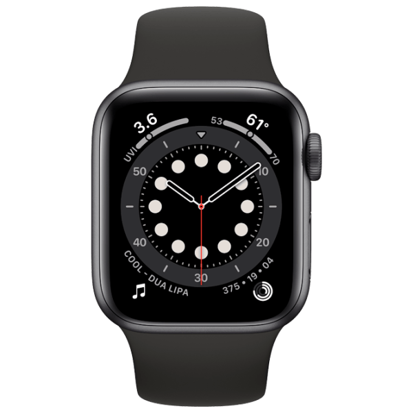 Умные часы Apple Watch Series 6  1.78" / 44 мм / Серый - / (M00H3) photo 1