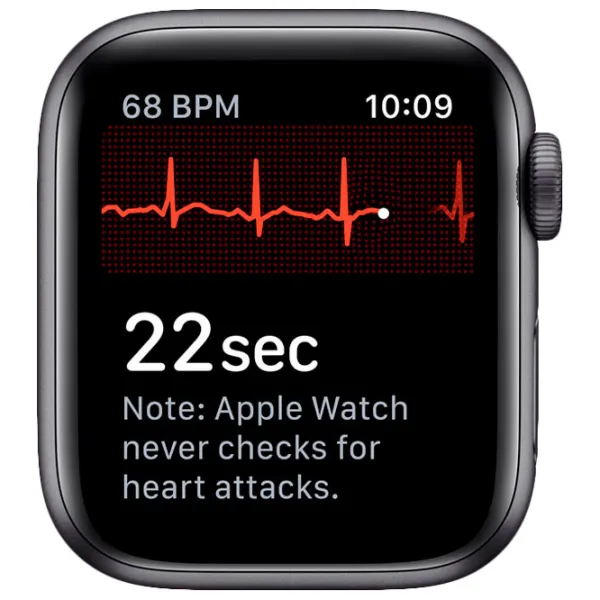 Ceas inteligent Apple Watch Series 5  1.78" / 44 mm / Gray - / MWVF2 photo 3