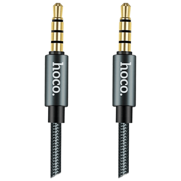 Аудио кабель Hoco 3.5 mm + 3.5 mm 1 м / Серый photo 1 Аудио кабель Hoco 3.5 mm + 3.5 mm 1 м / Серый photo 1
