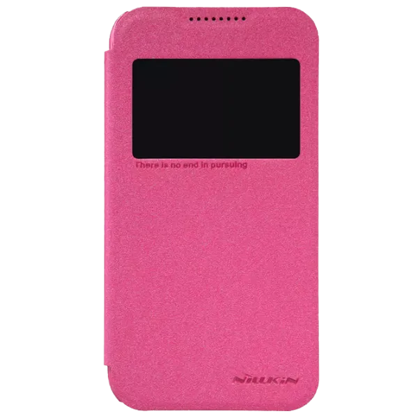 Husă pentru smartphone HTC Desire 320 Nillkin / Flip Cover / Piele / Pink photo 1 Husă pentru smartphone HTC Desire 320 Nillkin / Flip Cover / Piele / Pink photo 1