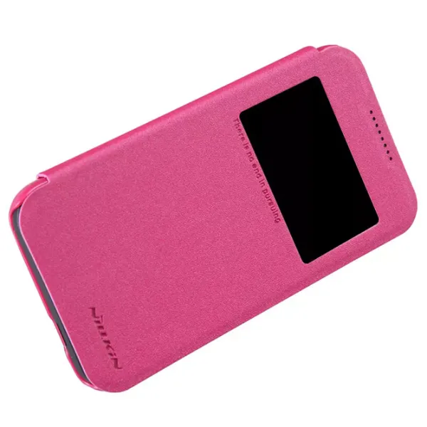 Husă pentru smartphone HTC Desire 320 Nillkin / Flip Cover / Piele / Pink photo 3 Husă pentru smartphone HTC Desire 320 Nillkin / Flip Cover / Piele / Pink photo 3