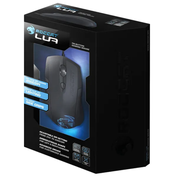 Mouse ROCCAT Lua USB / Black photo 5