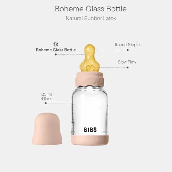 Бутылочка для кормления Bibis Blush Унисекс / 0.12л / Прозрачный photo 5
