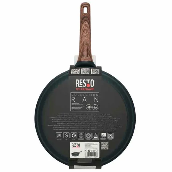 Tigaie Resto Marmura 93911 Clasic / 28 cm / Black photo 8