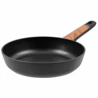 Сковорода Resto Marmura 93183 Классический / 24 см / Черный