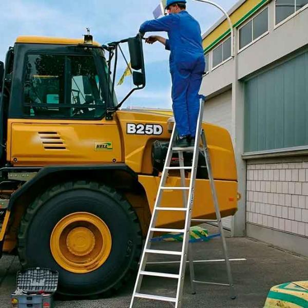 Scară pliantă Bauwelt Slim 1 secțiex10 150 kg photo 10