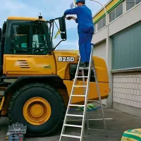 Scară pliantă Bauwelt Slim 1 secțiex10 150 kg photo 10
