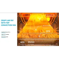 Cuptor încorporabil Backer BMO-6M 6045BL 2100 W/ Black photo 4