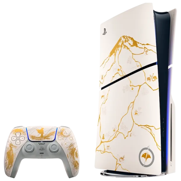 Sony PlayStation 5 Slim Disc Edition Ghost of Yōtei 1 ТБ / Золото photo 1