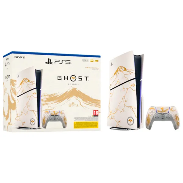 Sony PlayStation 5 Slim Disc Edition Ghost of Yōtei 1 ТБ / Золото photo 7