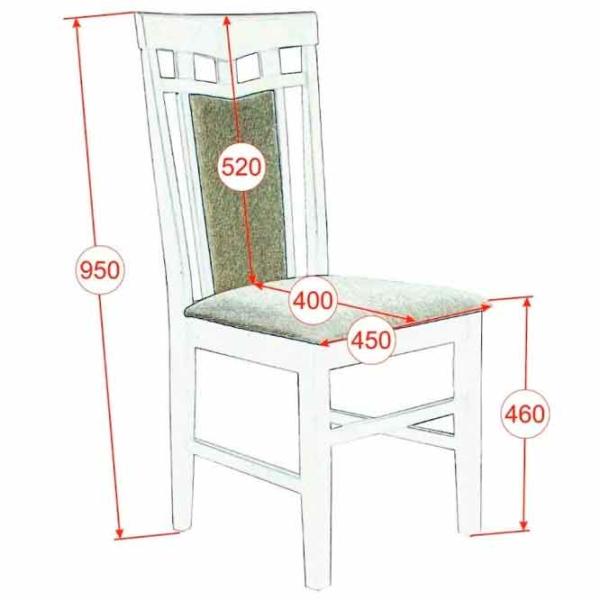 Set masă și scaune Evelin HV-29V + 6 Dreptunghiulară / Lemn / Burnish oak photo 6