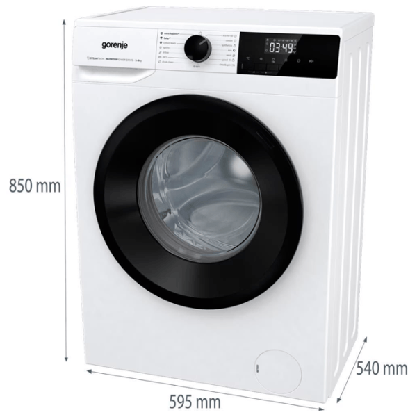 Mașină de spălat Gorenje W11NHPI84AS 8 kg / 1400 rpm / White photo 12