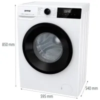 Mașină de spălat Gorenje W11NHPI84AS 8 kg / 1400 rpm / White photo 12