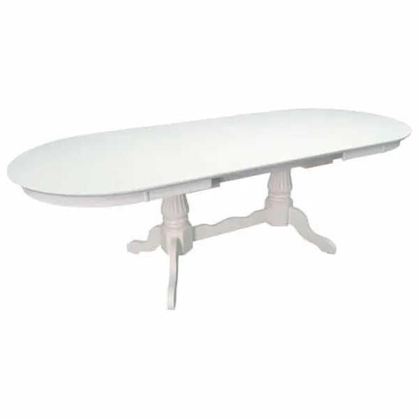Обеденные стол со стульями Evelin HV-33V White + 8 Овальная / Дерево / Белый photo 4 Обеденные стол со стульями Evelin HV-33V White + 8 Овальная / Дерево / Белый photo 4