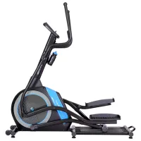 Bicicletă eliptică Thunder Blaze Tracțiune: Față / 130 kg / Black Blue photo 3