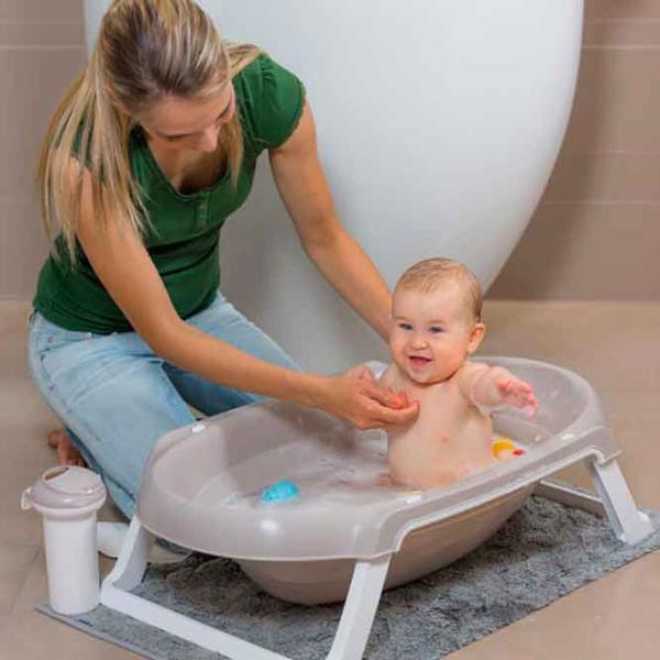 Детская ванночка Ok Baby Onda Slim  Унисекс / 0 - 6 месяцев / Серый photo 3 Детская ванночка Ok Baby Onda Slim  Унисекс / 0 - 6 месяцев / Серый photo 3