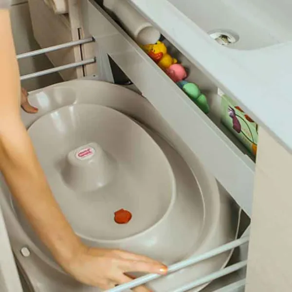 Детская ванночка Ok Baby Onda Slim  Унисекс / 0 - 6 месяцев / Серый photo 5 Детская ванночка Ok Baby Onda Slim  Унисекс / 0 - 6 месяцев / Серый photo 5