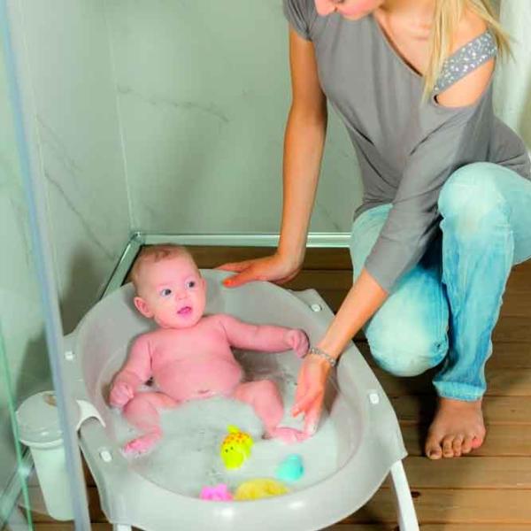 Детская ванночка Ok Baby Onda Slim  Унисекс / 0 - 6 месяцев / Серый photo 6 Детская ванночка Ok Baby Onda Slim  Унисекс / 0 - 6 месяцев / Серый photo 6