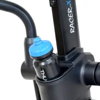 Bicicletă eliptică Thunder RACER-X Tracțiune: Față / 130 kg / Black photo 5