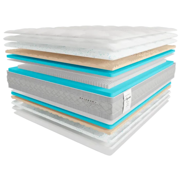 Saltea ortopedică EMM ARGENTO Belsonno 160 x 200 cm Înălțimea saltelei: 27 cm photo 3