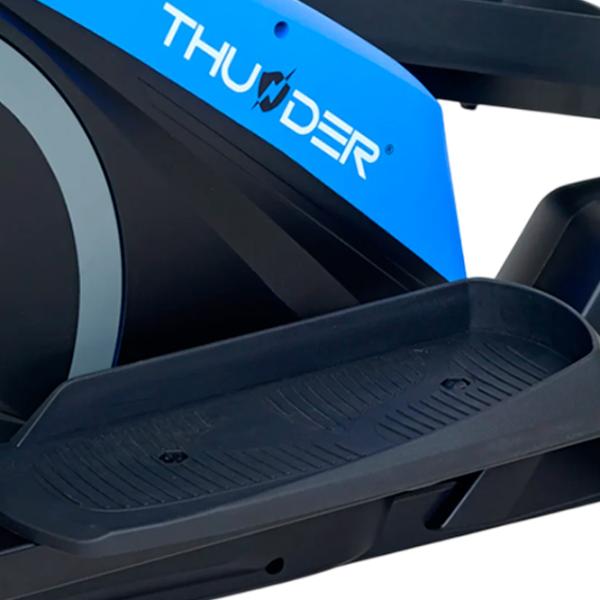 Эллиптический тренажер Thunder Atrox Привод: Задний / 110 кг / Чёрный Синий photo 9