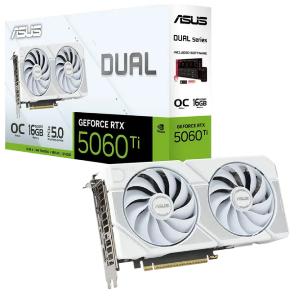 Placă video Asus GeForce RTX 5060 Ti Dual OC Edition PCI Express x16 5.0 / 16 GB photo 4 Placă video Asus GeForce RTX 5060 Ti Dual OC Edition PCI Express x16 5.0 / 16 GB photo 4