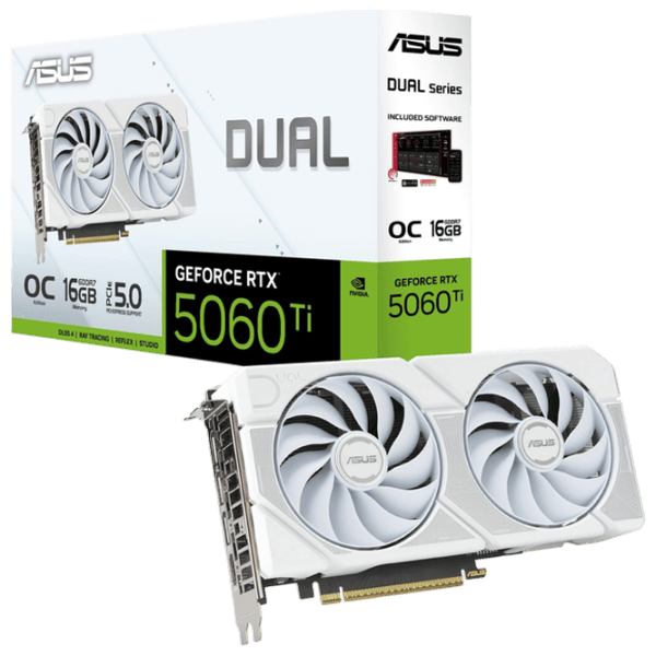 Placă video Asus GeForce RTX 5060 Ti Dual OC Edition PCI Express x16 5.0 / 16 GB photo 4 Placă video Asus GeForce RTX 5060 Ti Dual OC Edition PCI Express x16 5.0 / 16 GB photo 4