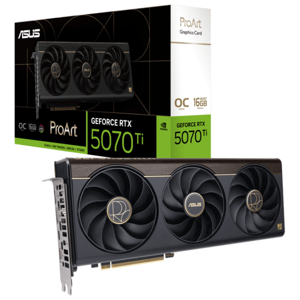 Видеокарта Asus GeForce RTX 5070 Ti ProArt OC Edition PCI Express x16 5.0 / 16 ГБ photo 8 Видеокарта Asus GeForce RTX 5070 Ti ProArt OC Edition PCI Express x16 5.0 / 16 ГБ photo 8