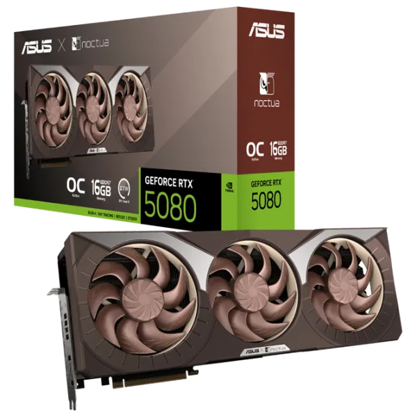 Placă video Asus GeForce RTX 5080 Noctua OC Edition PCI Express x16 5.0 / 16 GB photo 9