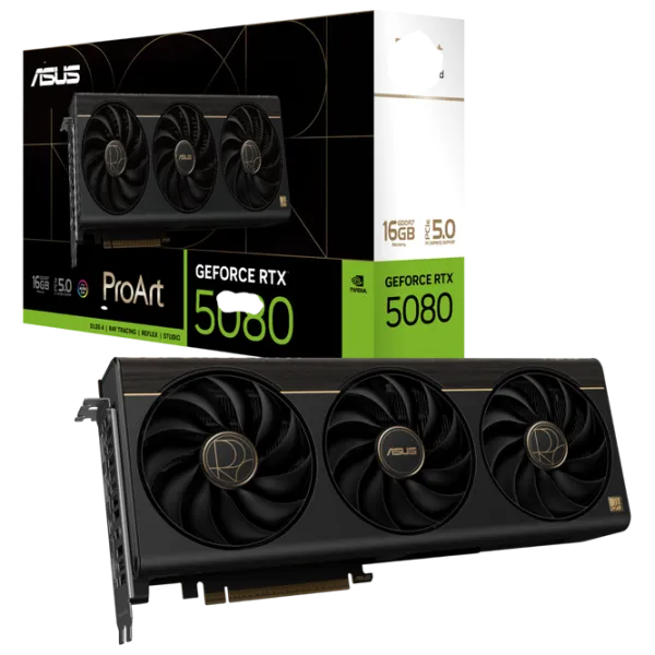 Placă video Asus GeForce RTX 5080 ProArt OC PCI Express x16 5.0 / 16 GB photo 8