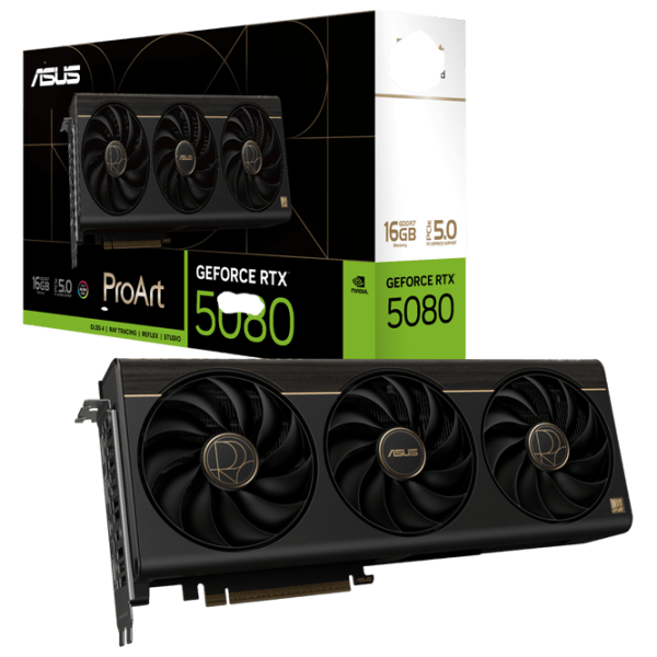 Placă video Asus GeForce RTX 5080 ProArt OC PCI Express x16 5.0 / 16 GB photo 8