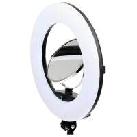 Кольцевая лампа Yidoblo FD-480II + 2 Battery 457 мм Черный photo 2