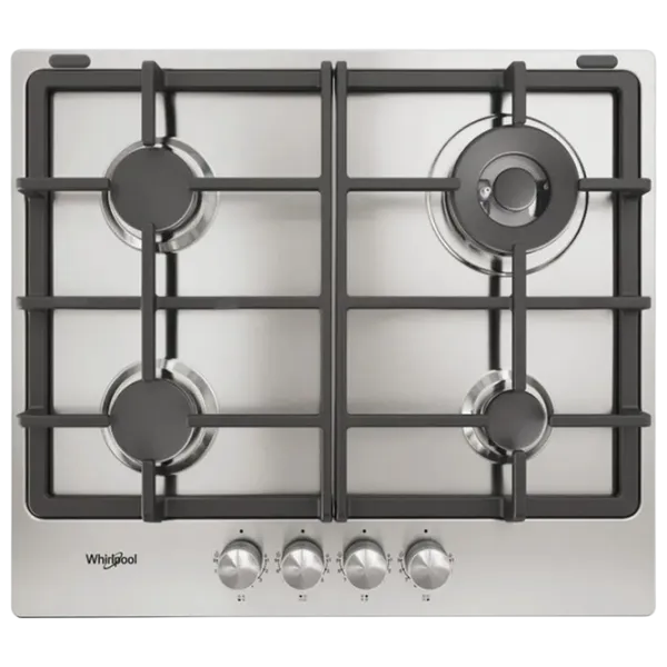Газовая варочная панель Whirlpool TKRL 661 IX Нержавеющая сталь / Нержавеющая сталь photo 1