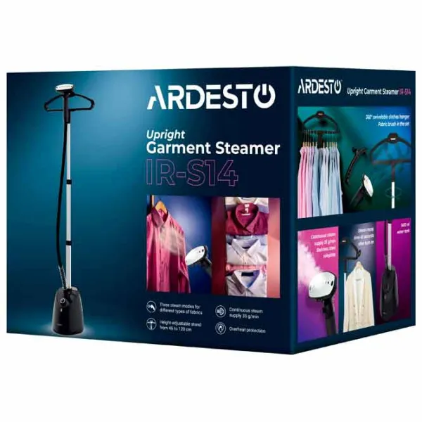 Vaporizator de călcat vertical Ardesto IR-S14 1500 W/ Black photo 9