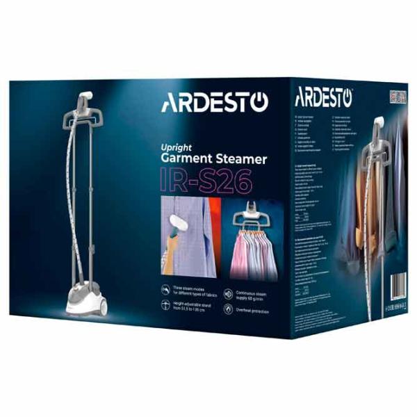 Vaporizator de călcat vertical Ardesto IR-S26 1500 W/ Gray photo 9