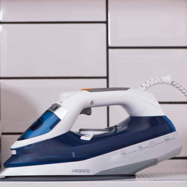 Fier de călcat Ardesto IR-C2232-BL Clasic / 2200 W / White photo 10 Fier de călcat Ardesto IR-C2232-BL Clasic / 2200 W / White photo 10