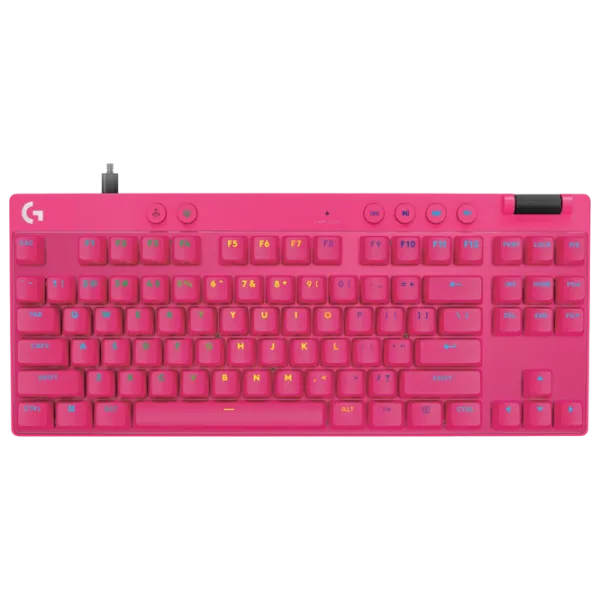 Клавиатура Logitech G PRO X TKL Rapid Проводная / Magenta photo 1