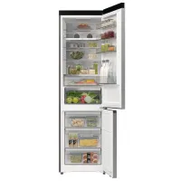 Frigider Hisense RB5P410SACC cu congelator jos 413 l / 203 cm / Inox photo 2