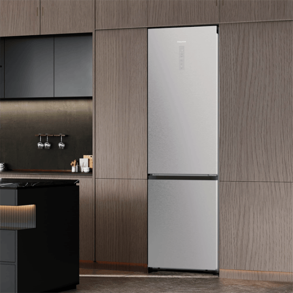 Frigider Hisense RB5P410SACC cu congelator jos 413 l / 203 cm / Inox photo 3 Frigider Hisense RB5P410SACC cu congelator jos 413 l / 203 cm / Inox photo 3