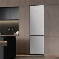 Frigider Hisense RB5P410SACC cu congelator jos 413 l / 203 cm / Inox photo 3